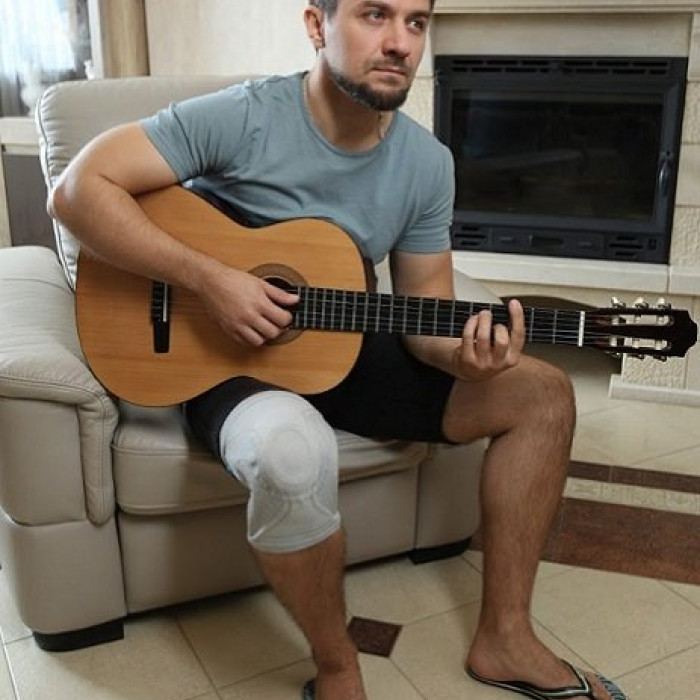 Ортез на коленный сустав «Комфорт», с силиконовым кольцом Алком 3023