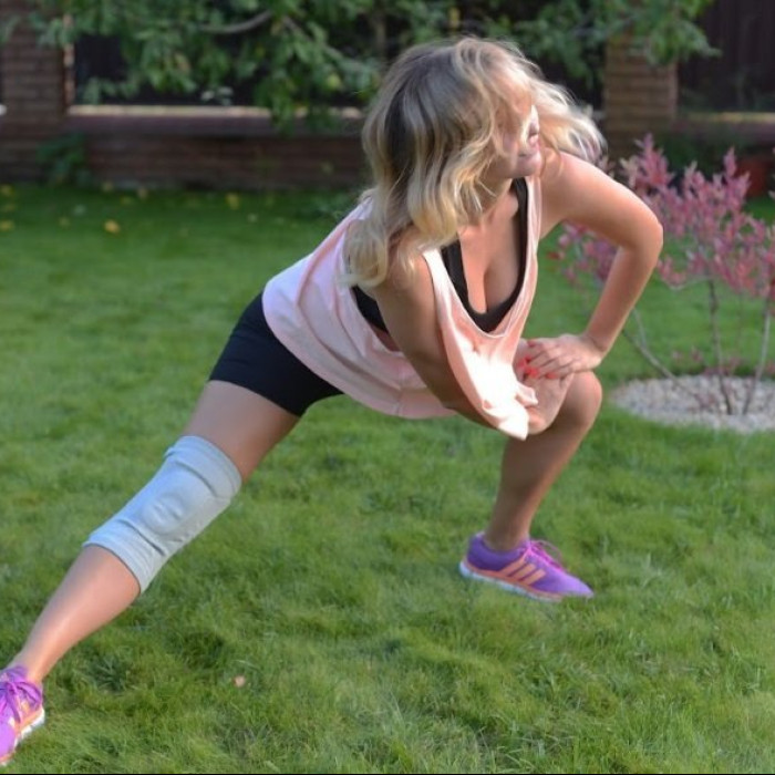 Ортез на коленный сустав «Комфорт», с силиконовым кольцом Алком 3023