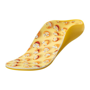 Ортопедическая стелька амортизирующая с фиксацией пятки детская Смайлы OMP-5538, OrtoMed