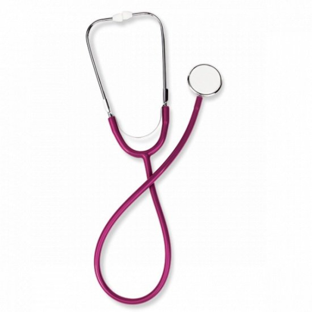 Стетоскоп із односторонньою головкою WS-1 B.Well бордовий