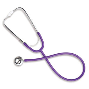 Стетоскоп с двусторонней головкой B.Well WS-2 фиолетовый