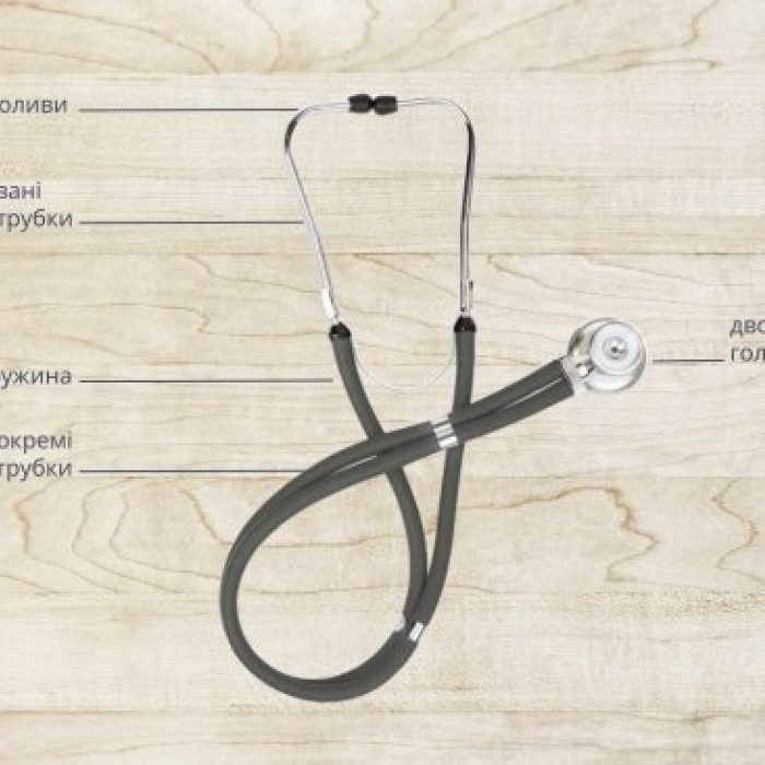 Стетоскоп Раппапорта B.Well WS-3 сірий
