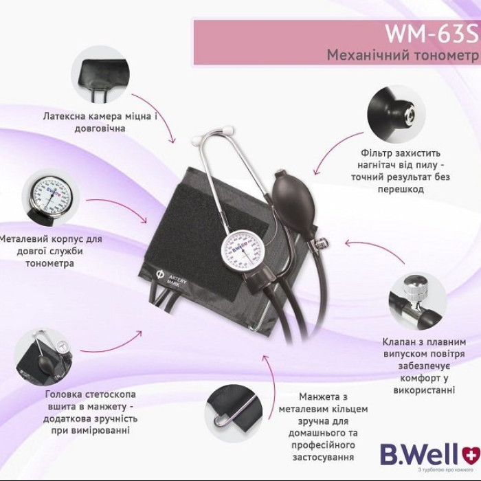 Механічний тонометр B.Well Comfort WM-63S