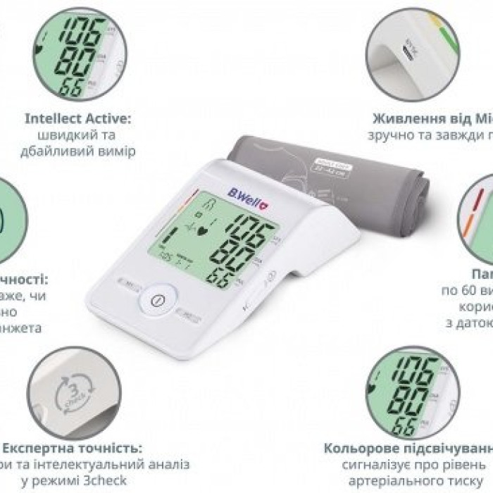 Автоматичний тонометр B.Well MED-55 M-L