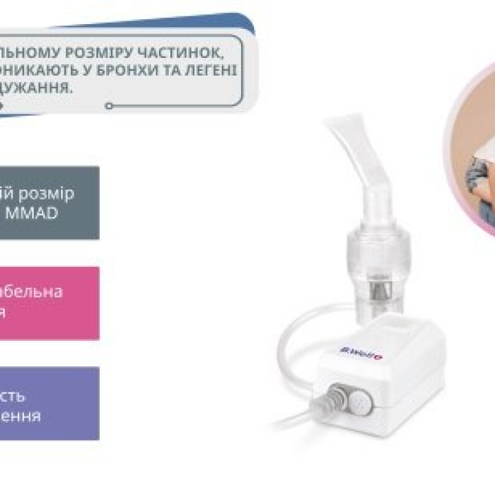 Компресорний компактний небулайзер B.Well MED-120