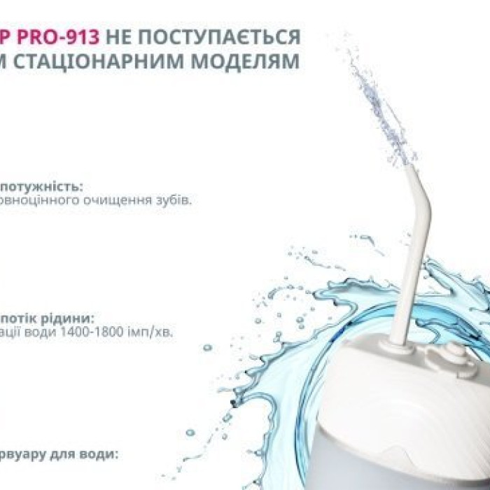 Портативний іригатор для порожнини рота B.Well PRO-913