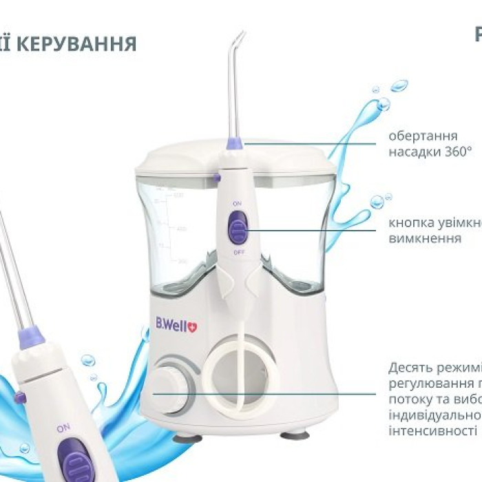 Стаціонарний іригатор для ротової порожнини B.Well PRO-922