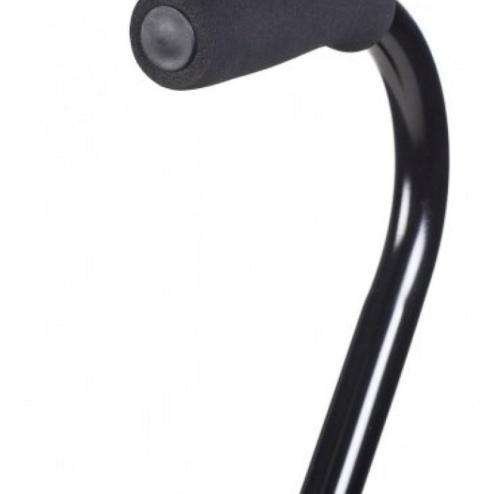 Тростина на чотирьох опорах алюмінієва телескопічна з малою базою Doctor Life 10110 Black