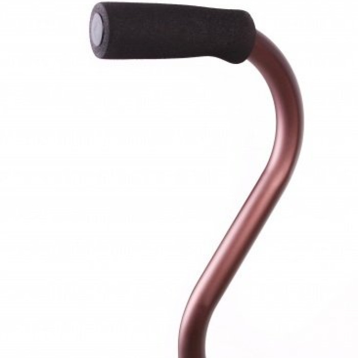 Тростина на чотирьох опорах алюмінієва телескопічна з великою базою Doctor Life 10111 Bronze