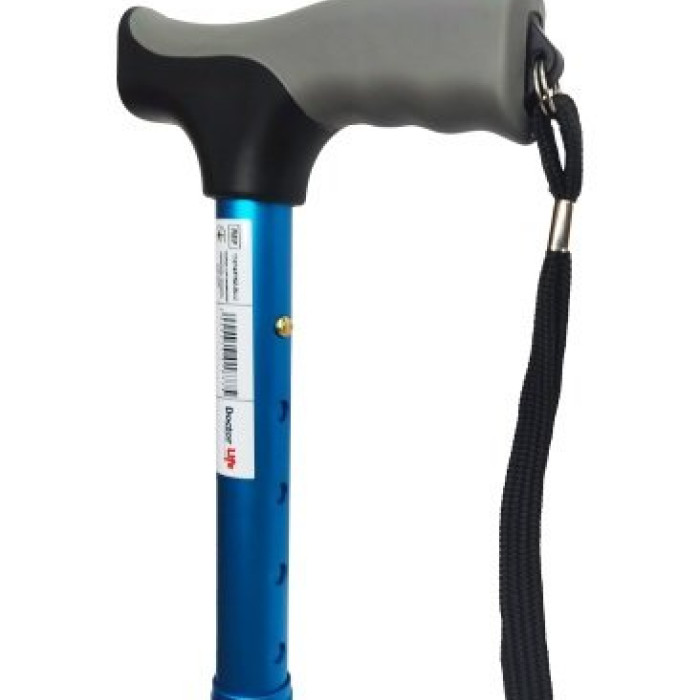 Тростина алюмінієва складна телескопічна Doctor Life 11874 Blue