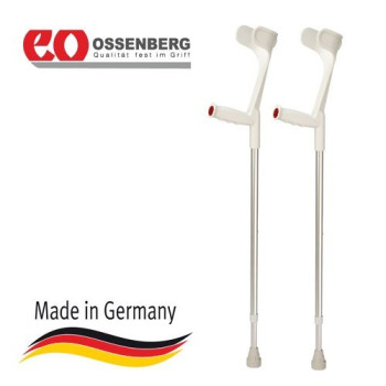 Подлокотный эргономичный телескопический костыль Ossenberg Klassiker 220DKGr серый