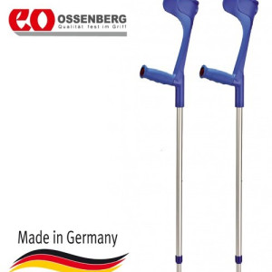 Подлокотный костыль Ossenberg Klassiker 230 DSKBL Extra Strong мягкая рукоятка синий