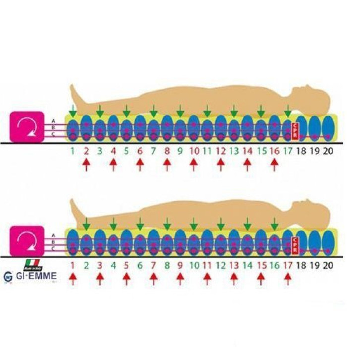 Протипролежневий секційний матрац Gi-emme TKS2012B