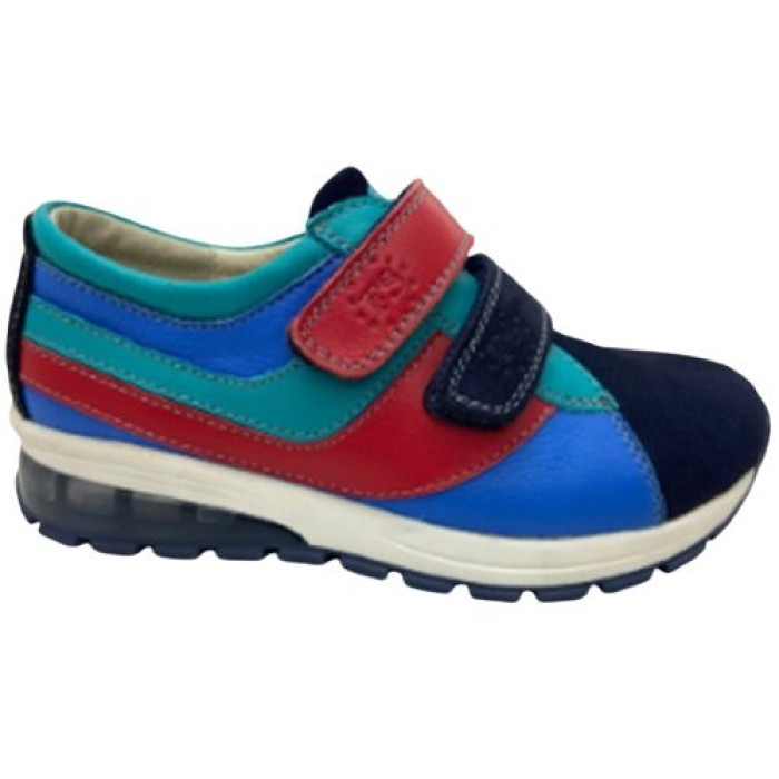 Туфлі дитячі ортопедичні "Веселка" сині OrtoBaby D8810