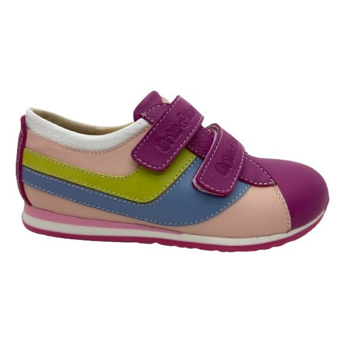 Туфлі дитячі ортопедичні "Веселка" рожеві OrtoBaby D8810