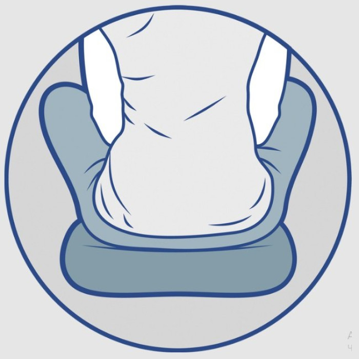 Ортопедична ректальна подушка з ефектом пам'яті Olvi J2512