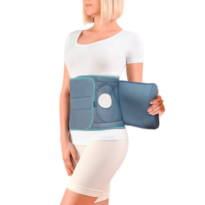 Бандаж послеоперационный с отверстием для стомы Алком 2025