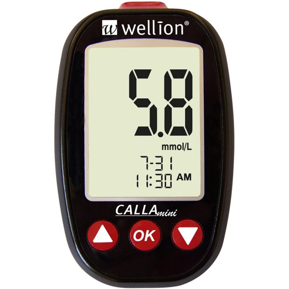 Набор для тестирования уровня глюкозы в крови Wellion CALLA Mini