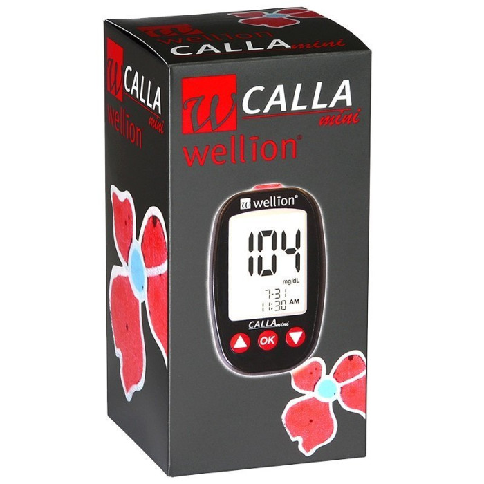 Набор для тестирования уровня глюкозы в крови Wellion CALLA Mini