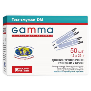 Тест-смужки GAMMA DM 50 шт.