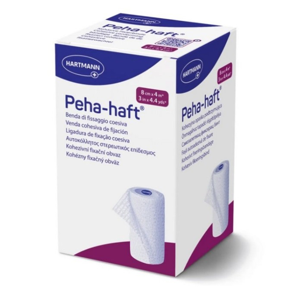 Бинт когезивний фіксуючий Peha-haft 8 см х 4 м