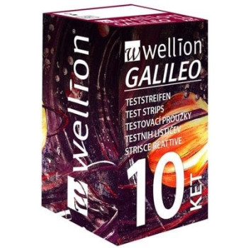 Тест полоски для тестирования уровня кетоновых тел Wellion GALILEO KET, 10 штук 