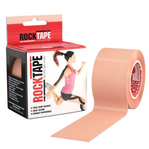 Еластичний кінезіологічний пластир ROCKTAPE 5см*5 м (Тілесний)