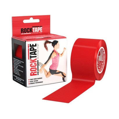 Еластичний кінезіологічний пластир ROCKTAPE 5см*5 м (Червоний)
