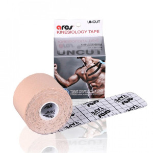 Еластичний кінезіологічний пластир Арес Анкут 5см*5 м (тілесний)