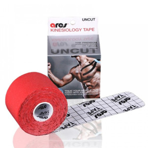 Еластичний кінезіологічний пластир Арес Анкут 5см*5 м (Червоний)