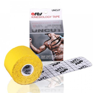 Еластичний кінезіологічний пластир Арес Анкут 5см*5 м (Жовтий)