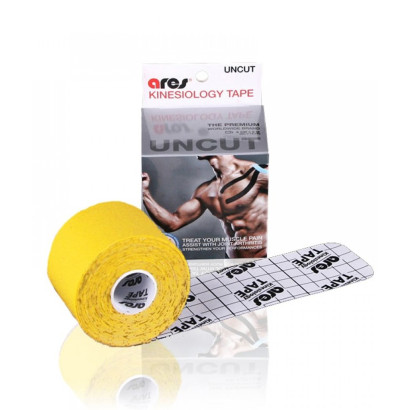 Еластичний кінезіологічний пластир Арес Анкут 5см*5 м (Жовтий)