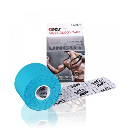 Эластичный Кинезиологический пластырь Арес Анкут 5см*5 м (голубой)