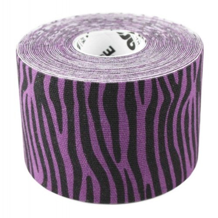 Эластичный Кинезиологический пластырь Арес Амазон 5см*5 м Ares Kinesio Tape Amazon (Zebra)