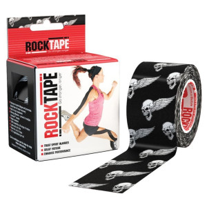 Еластичний кінезіологічний пластир ROCKTAPE Десіжн 5см*5 м  (Black Skull)
