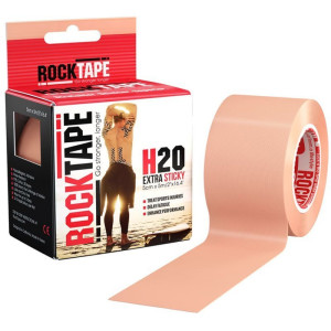 Еластичний кінезіологічний пластир ROCKTAPE Н2О (водостійкий) 5см*5 м (Beige)