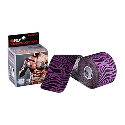 Еластичний кінезіологічний пластир Арес Амазон 5см*5 м Ares Kinesio Tape Amazon (Zebra)