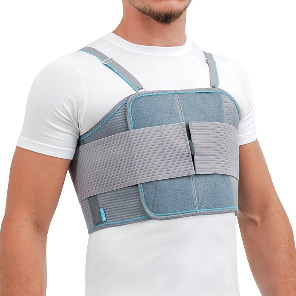 Бандаж послеоперационный торакальный мужской Алком 2028