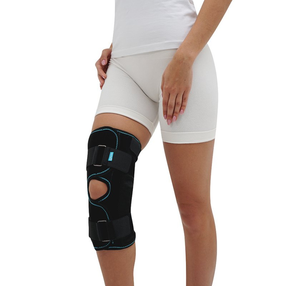 Ортез на коленный сустав, с полицентрическими шарнирами разъемный Алком 3052