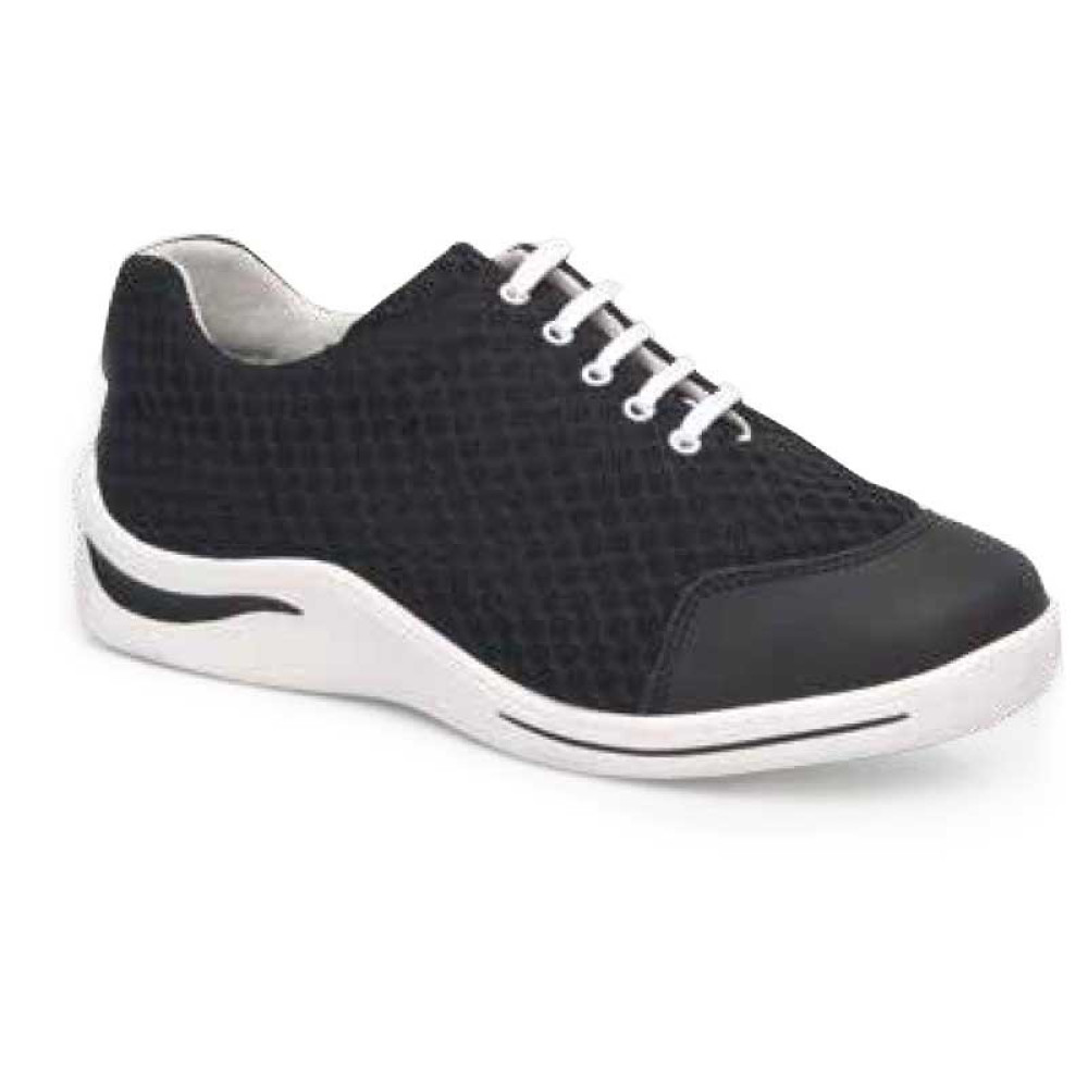 Туфлі ортопедичні спортивні жіночі CALZAMEDI Diabetic 0735 (чорні)