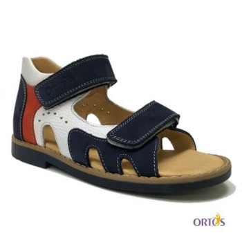 Сандалии детские ортопедические ОrtoBaby S2001 сине-белые