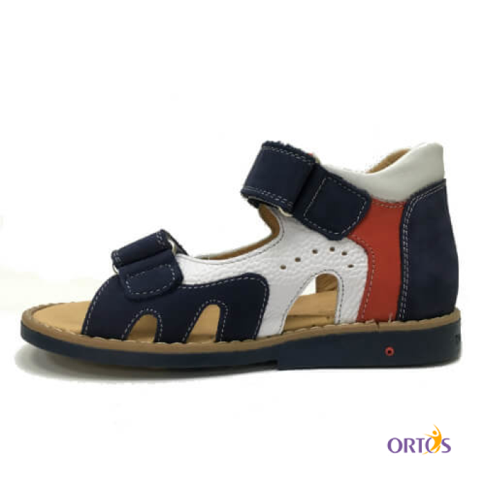 Сандалии детские ортопедические ОrtoBaby S2001 сине-белые