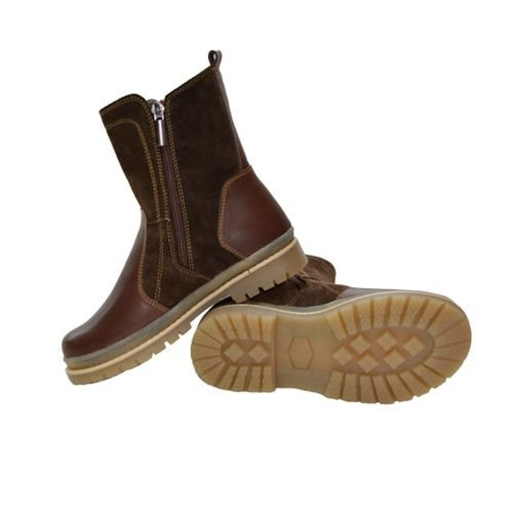 Ботинки зимние ортопедические ОrtoBaby W9016 цвет коричневый