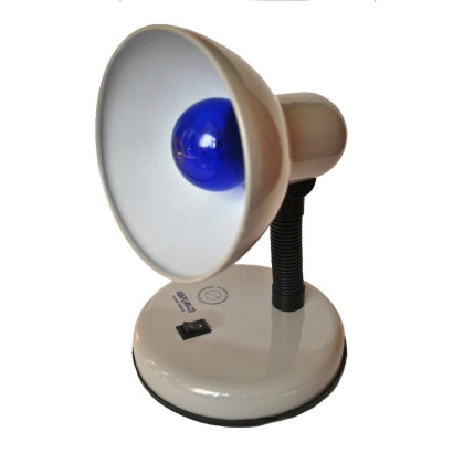 Синя настільна лампа Kvartsiko-СЛ Новатор ORT3601