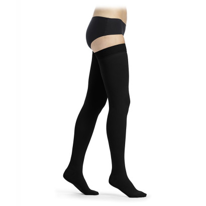 Чулки компрессионные Sigvaris 1 класс компрессии, серия Cotton, с силиконовым фиксатором