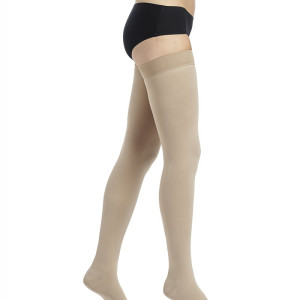 Чулки компрессионные Sigvaris 3 класс компрессии, серия Cotton, с силиконовым фиксатором
