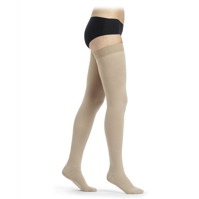 Чулки компрессионные Sigvaris 3 класс компрессии, серия Cotton, с силиконовым фиксатором