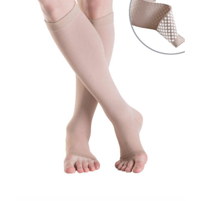 Гольфы компрессионные Sigvaris 2 класс компрессии, серия Traditional, силиконовый фиксатор