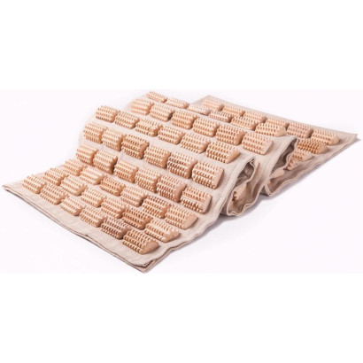 Килимок масажний дерев'яний "Їжачки" Olvi 02573