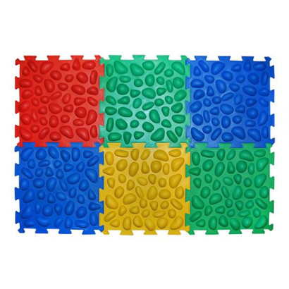 Массажний коврик Ortek Пазлы (6 элементов)